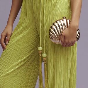 Gold Shell Clutch Bag - SIMKHAI
Monet knock off